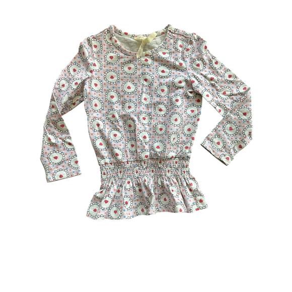 Matilda Jane Heartfelt Strawberry peplum tunic girls size 4 euc - Picture 1 of 3